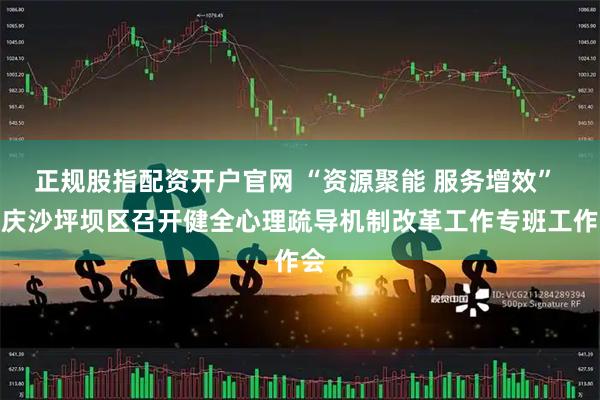 正规股指配资开户官网 “资源聚能 服务增效” 重庆沙坪坝区召开健全心理疏导机制改革工作专班工作会